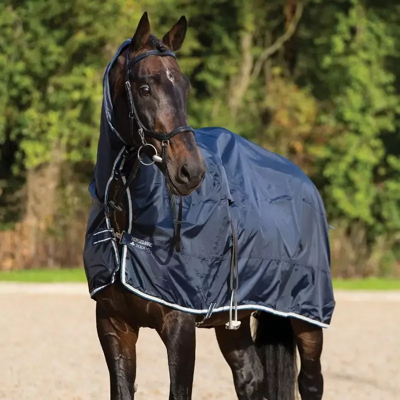 Chemise Horseware Rambo Mack in a Sack marcheur cheval - M-140 - Marine/Bordeaux BQDB Rduction