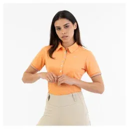 Nouvel Arrivage POLO ESSENTIAL SS25 ANKY - Gold sunset - L