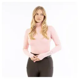 Livraison Express POLO COL HAUT AW25 ANKY – Bridal rose – XS