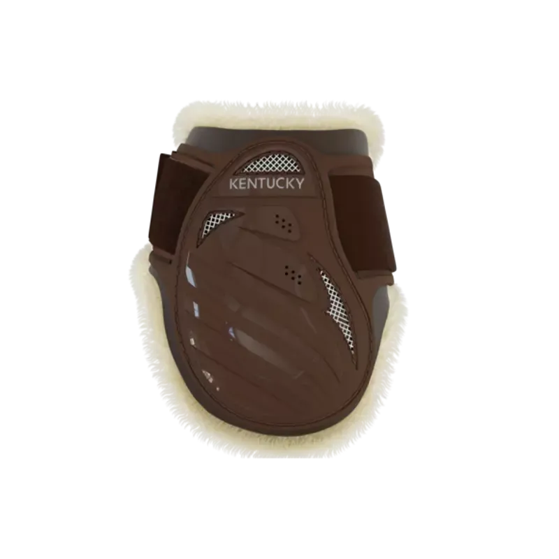 Protge-boulets Kentucky Fetlock Boots Bamboo Shield Mouton Vegan jeune cheval - Poney - Marron Expdition Rapide