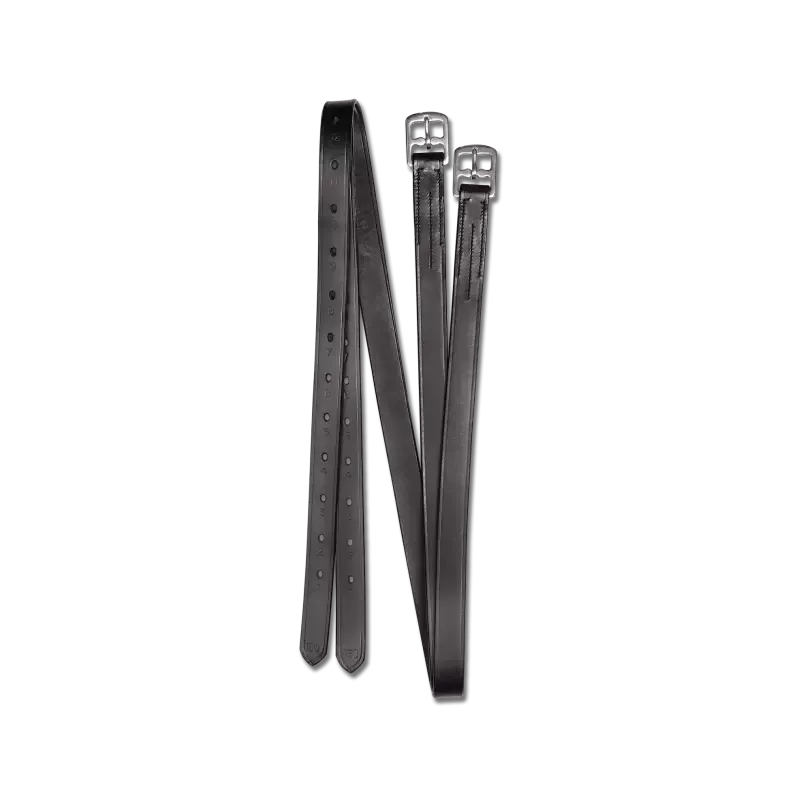 Satisfait Ou Rembours Etrivires Waldhausen X-Line cuir suprieur 22mm - Noir