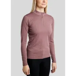 Achat Immdiat POLO MANCHES LONGUES MOCILIA JACQUARD REFINED MONTAR – Dusty rose – XS