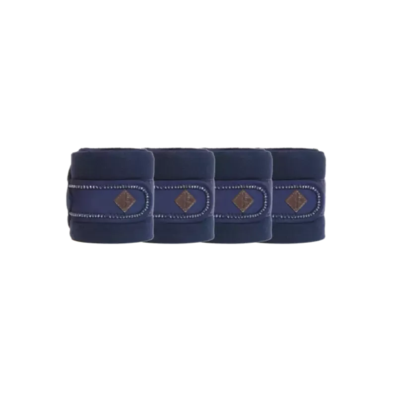 Bandes de polo cheval Pearls Kentucky lot de 4 - Marine Commander Maintenant