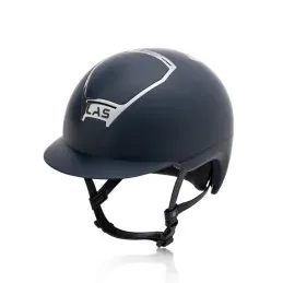 CASQUE OPERA METAL PETITE VISIERE LAS – Liser chrom – noir brillant – M 51/59 Prix Choc