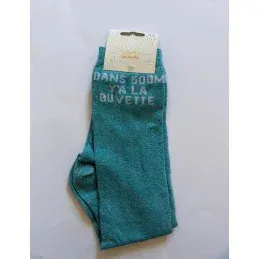 Solde CHAUSSETTES PAILLETTES EQUITATION - DANS 500M Y'A LA BUVETTE - Vert