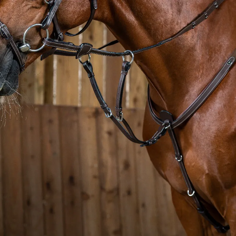 Vente Flash Fourchette de martingale cheval Working by Dy&rsquo;on – Cob/pur-sang – Noisette