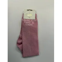 CHAUSSETTES PAILLETTES EQUITATION - CAVALIERE CHIC ET CHOC - bordeaux Solde