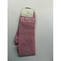 CHAUSSETTES PAILLETTES EQUITATION - 25 BALLES LA CHUTE - Noir intense Prix Choc