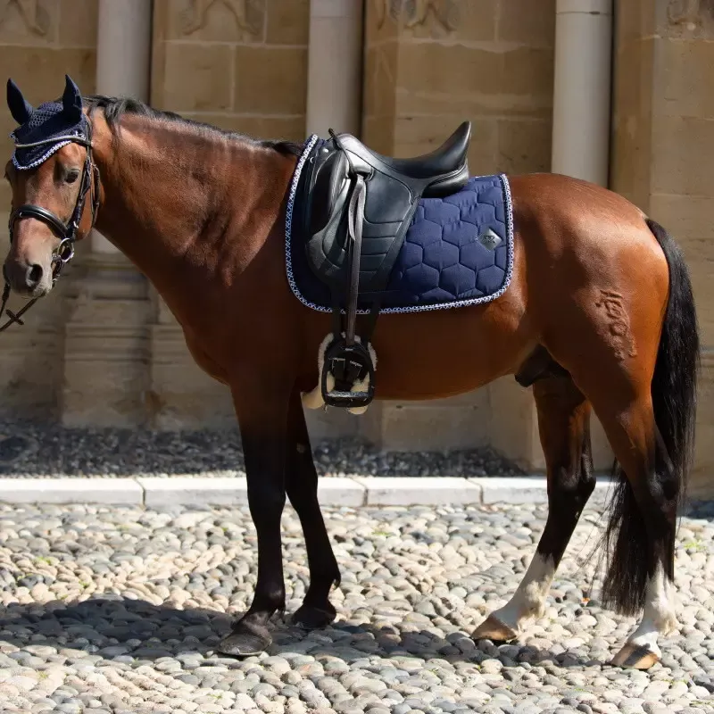 Top Vente Tapis Oxxer Monogramme dressage cheval noir – Cheval – Marine