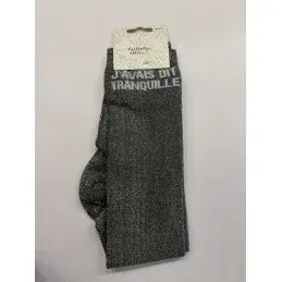 Produit De Marque CHAUSSETTES PAILLETTES EQUITATION - J'AVAIS DIT TRANQUILLE - Kaki