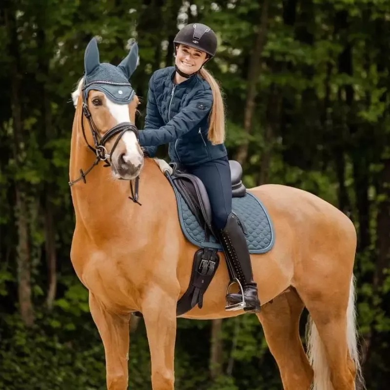 Bonnet anti-mouche cheval Waldhausen Pegasus - Cheval - Bleu craie Prix Rduit