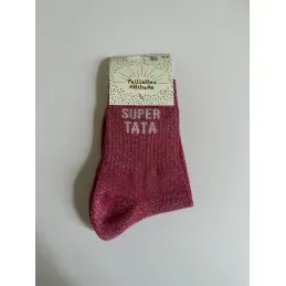Acheter Direct CHAUSSETTES PAILLETTES – SUPER TATA – Fuschia