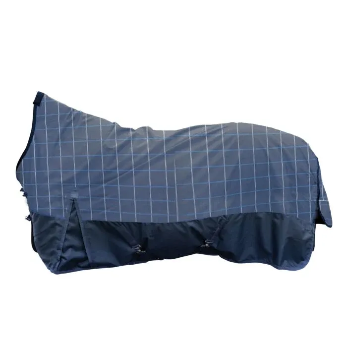 Prix Bas Manta cuello alto -Norwich- 600D con forro suave HKM - azul a cuadros / 115