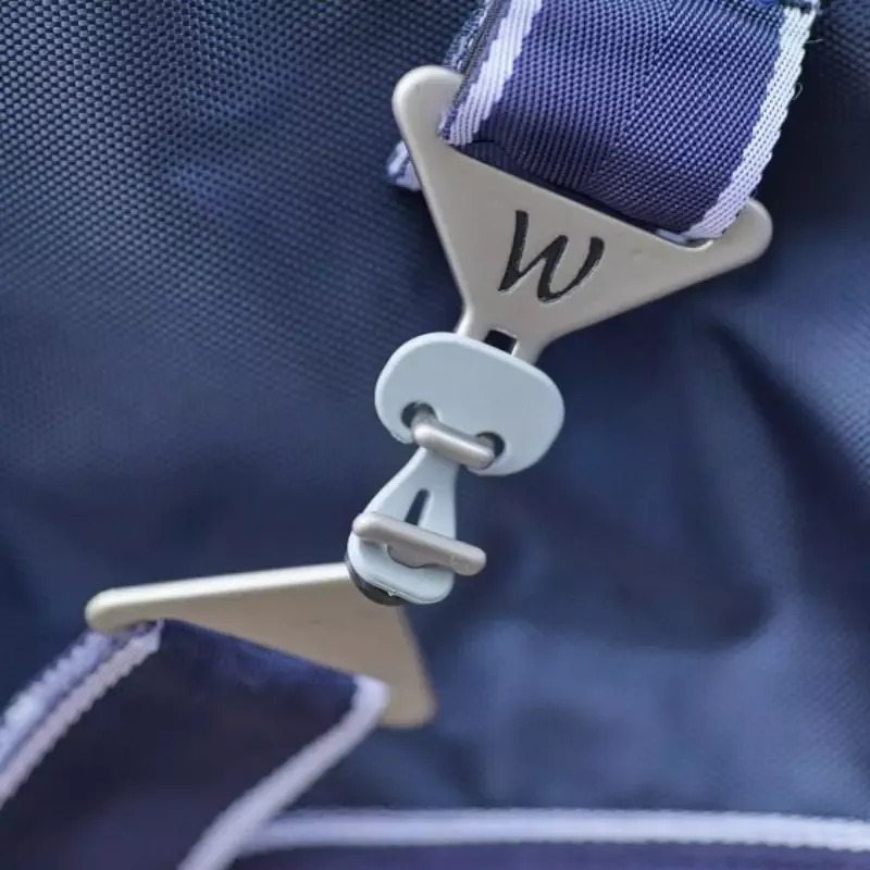 Marque Safe Gum Waldhausen lastiques de scurit couverture cheval fermeture en T - Gris argent