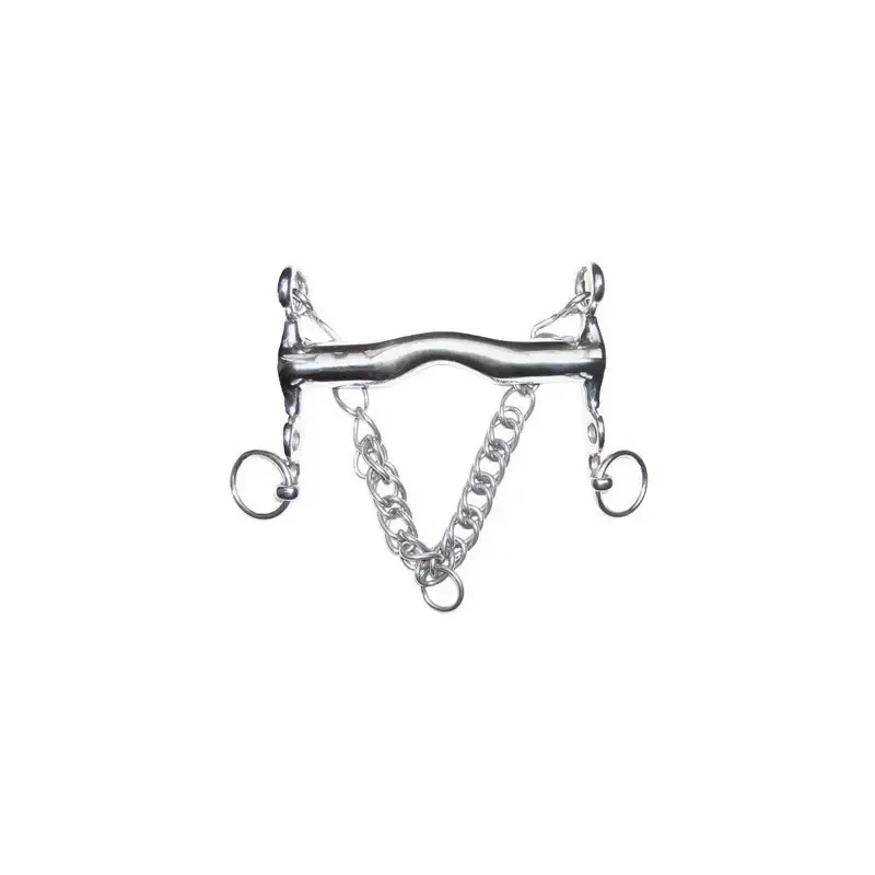 Bon Plan Mors bride l&rsquo;hotte Cavalhorse droit en inox cheval
