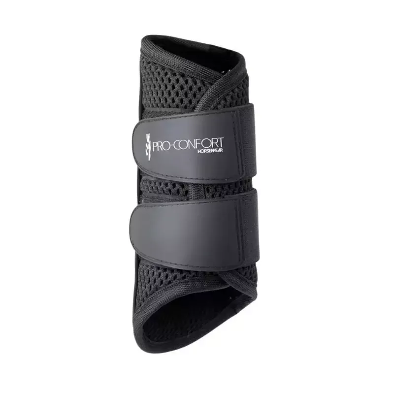 Jusqu puisement Des Stocks Gutres cheval Tolede souples 3D mesh velours Pro-Confort Horsewear – S-M – Noir