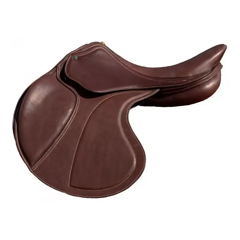 Selle cheval CSO Closer Contact double arcade aron ajustable - Noir Dernier Modle