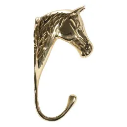 SUPPORTE TETE DE CHEVAL 1 CROCHET LAITON HKM Super Prix