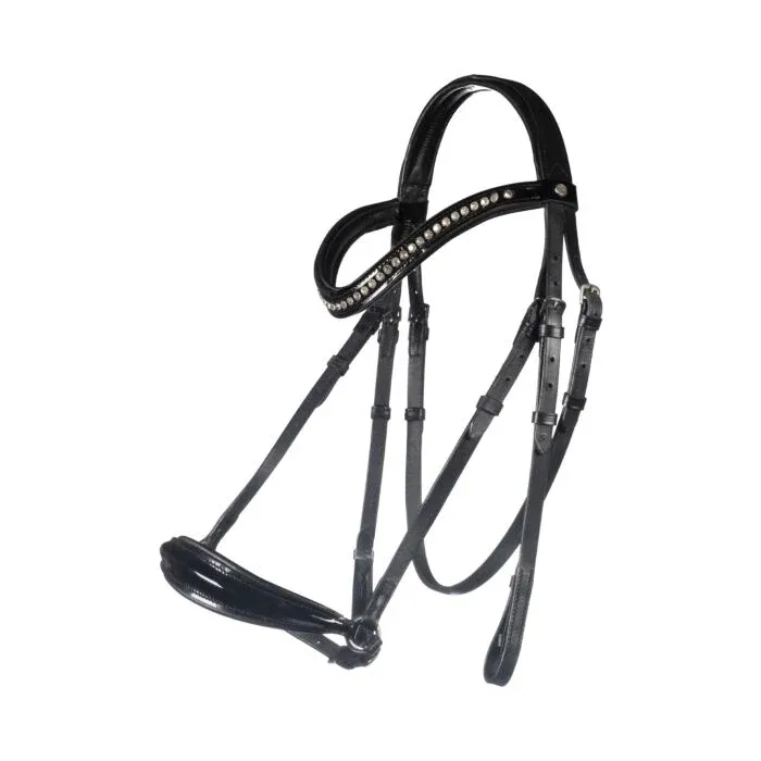 Promotion Saisonnire Cabezada -Carolin- HKM - negro/blanco / Pony