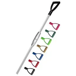 MANCHE ALUMINIUM TELESCOPIQUE V-PLAST – Noir Marque