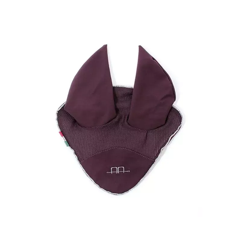 Offre Exclusive Bonnet anti-mouche cheval Allessandro Albanese Premium Horseware - Cheval Mixte - Prune