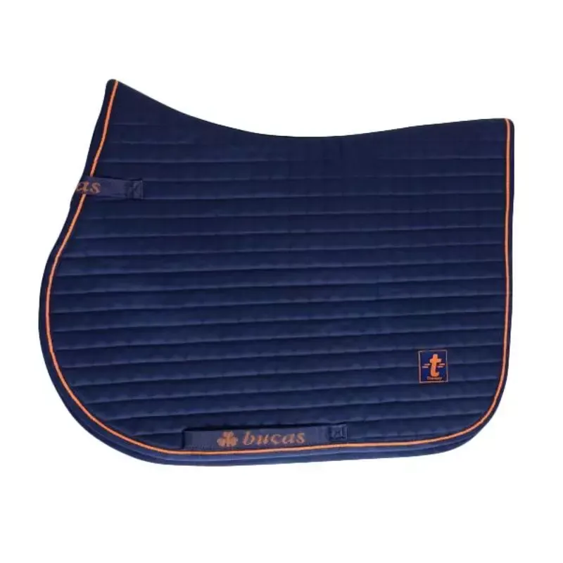 Nouveaut Tapis cheval jumping Therapy Bucas - Marine / Orange