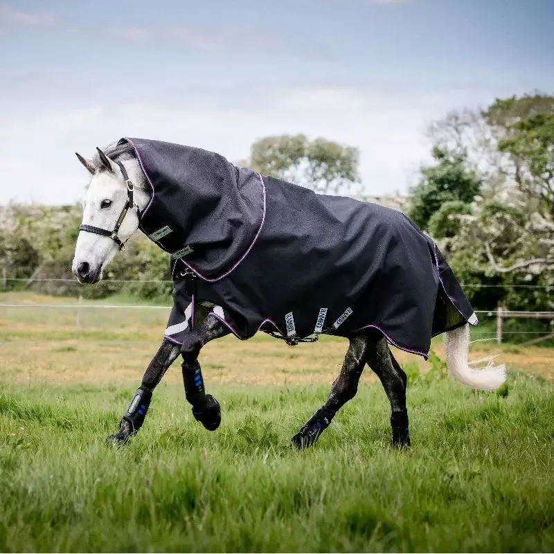 Commander Maintenant Couverture Horseware Rambo Supreme Turnout Lite 0g cheval - 155 cm - Marine/Bordeaux BQDB