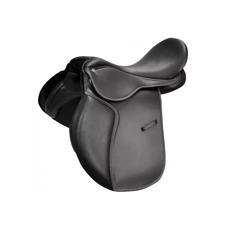 Selle mixte synthtique Waldhausen cheval et poney - Noir Solde