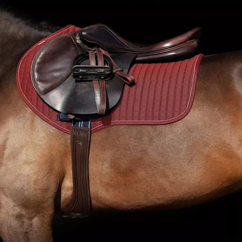 Usine Directe Tapis de selle cheval Horseware Sport mixte - Cob / Poney - Bordeaux