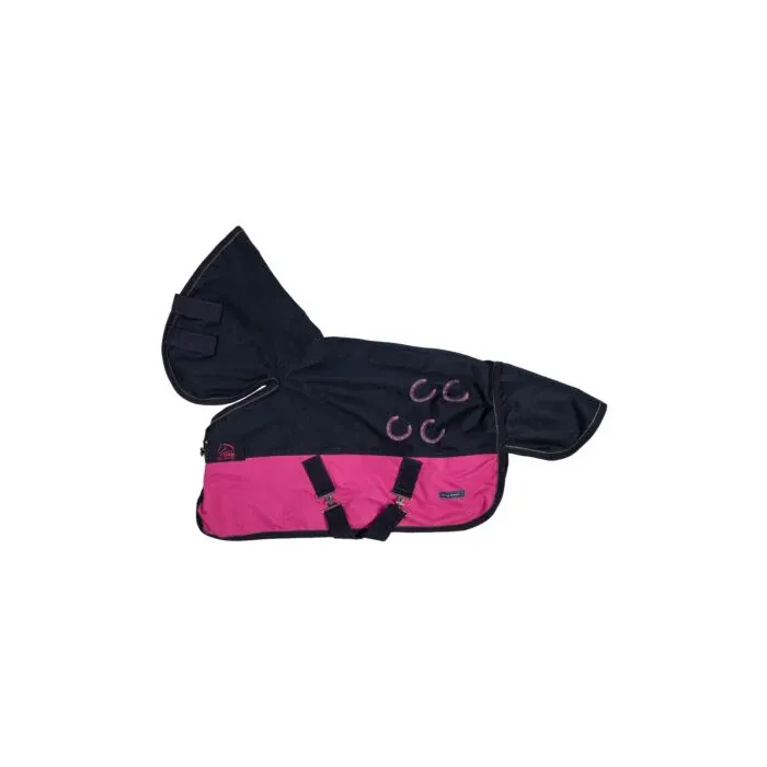 Cubierta para la lluvia -Funny Horses- HKM - rosa/azul oscuro / 50 Affaire Saisir