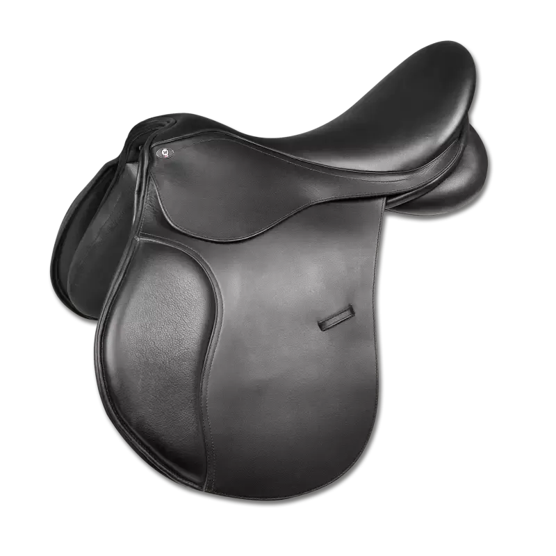 Prix Bas Selle mixte cuir Waldhausen Comfort cheval avec arcade interchangeable - Noir