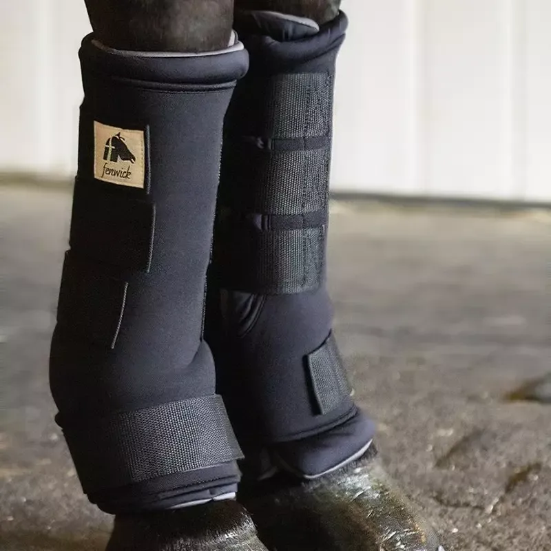 Gutres thrapeutiques cheval Stable Boots Titane Liquide Fenwick – M – Noir Retour Gratuit