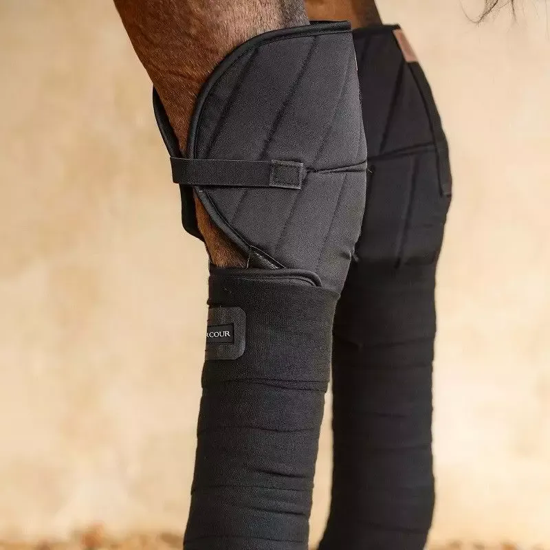 Expdition Rapide Protge jarrets cheval Harcour Hockease Rider - Unique - Noir