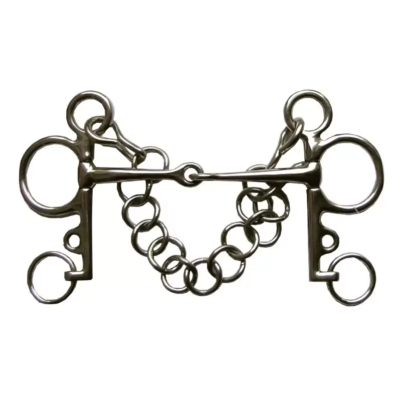 Soldes Mors Pelham bris en inox pour poney