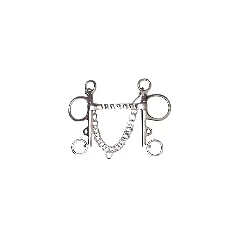Mors Pelham Cavalhorse droit lisse ou stri inox Prix Cass