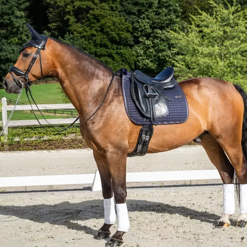 Tapis Dy&rsquo;on Classique dressage cheval – Cheval Dressage – Marine Retour Gratuit