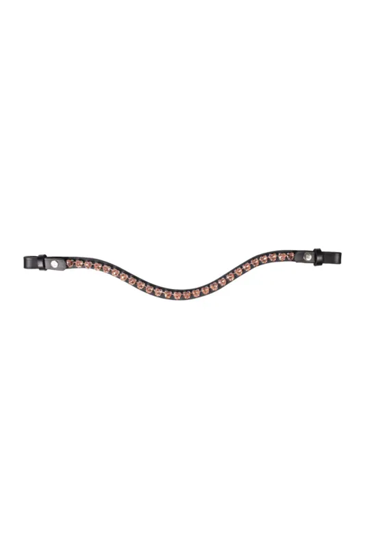 Frontalera -Amour- HKM - Negro/Champn / Pony Satisfait Ou Rembours