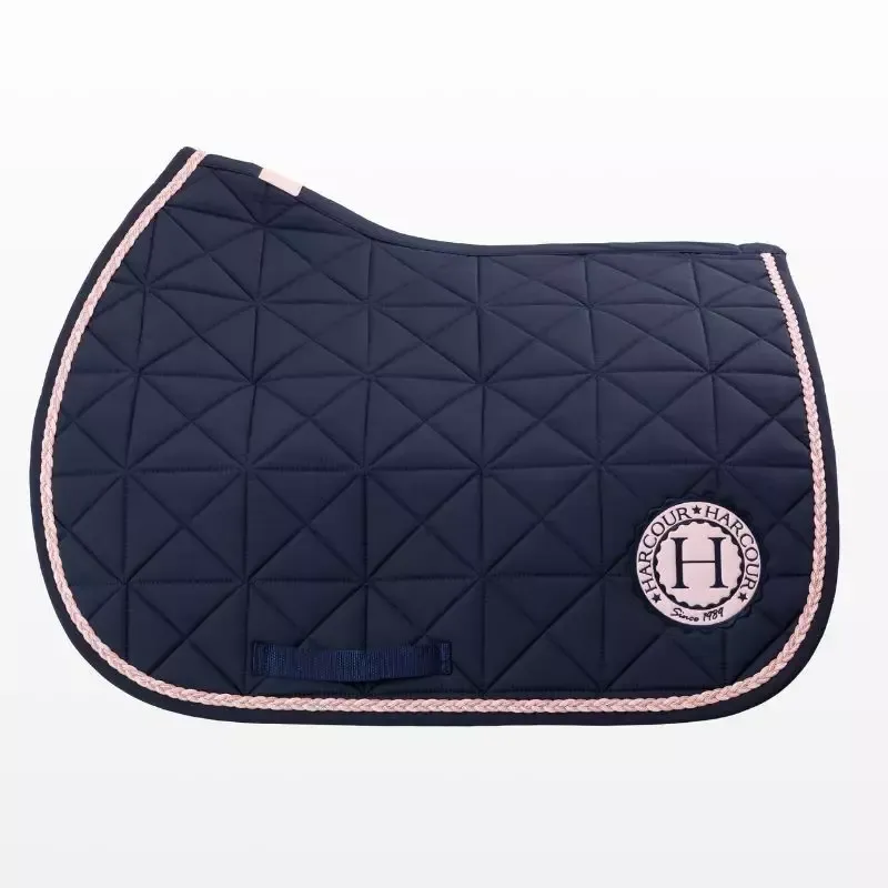 Meilleure Vente Tapis cheval Suze Octobre Rose Harcour - Cheval CSO - Noir/rose