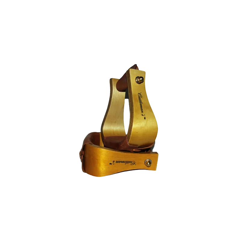 Bon March Etriers western bois et cuir