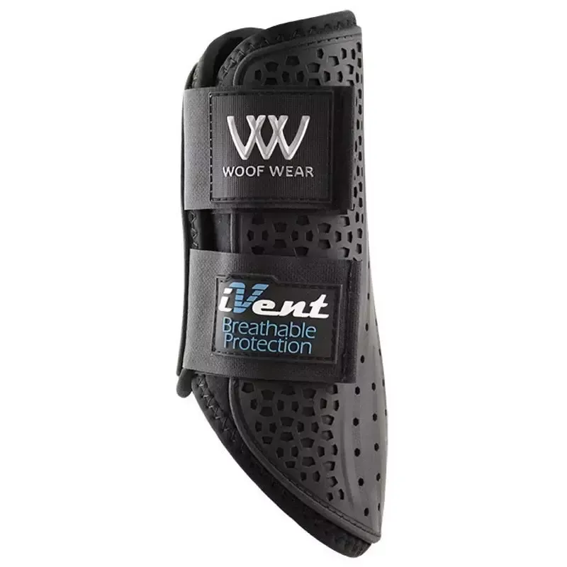 Vente Directe Gutres Woof Wear iVent respirantes antrieurs cheval – XL – Noir