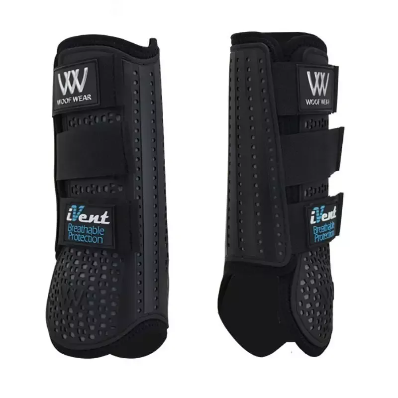 Gutres antrieures cross cheval Ivent Event Woof Wear – M – Noir Prix Rduit