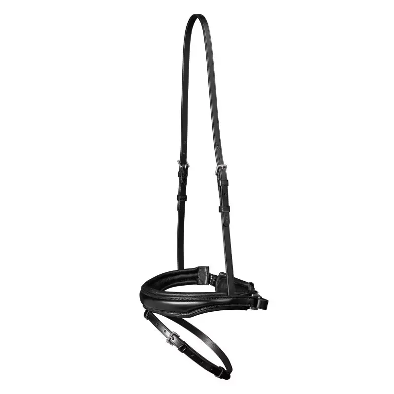 Muserolle combine cheval Pull-Back S-Line Waldhausen – Cob/pur-sang – Noir Solde