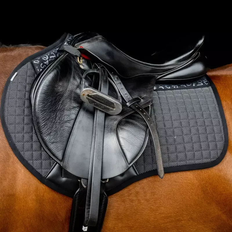 Tapis cheval amortisseur Tech Comfort Horseware - Cheval Dressage - Noir Remise