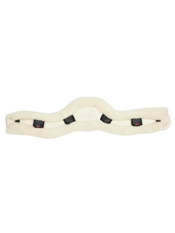 Protection de sangle de jumping LeMieux Anatomic en laine Merino+ - M - Naturel Must-Have