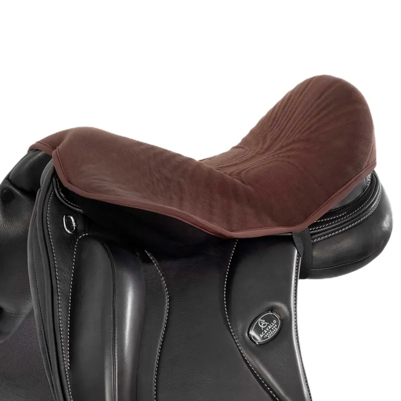 Acheter Direct Protge-sige en gel Air Plus pour dressage avec Dri-Lex 10mm Acavallo – L – Marron