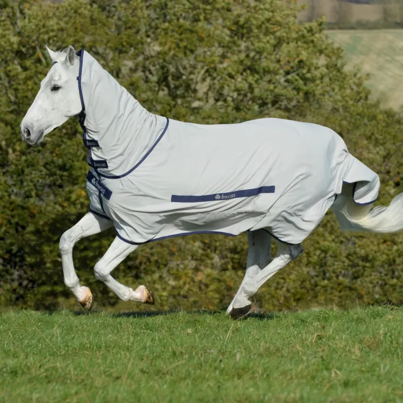 Couverture anti-mouches Bucas Sweet-itch - 170 cm - Argent Must-Have