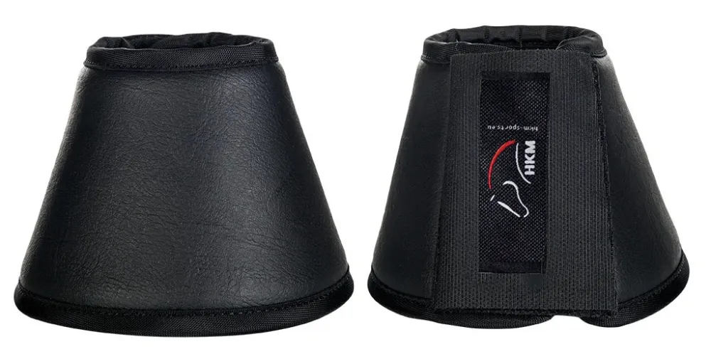 Cloches Soft Comfort cuir synthtique HKM - XL - Noir Satisfait Ou Rembours