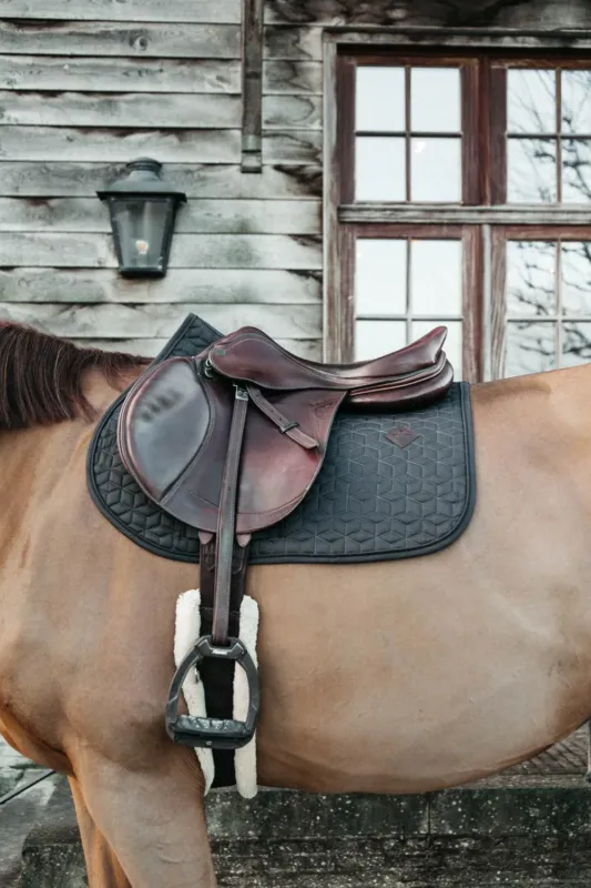 Produit De Marque Tapis de selle Classic jumping Kentucky - Poney - Gris