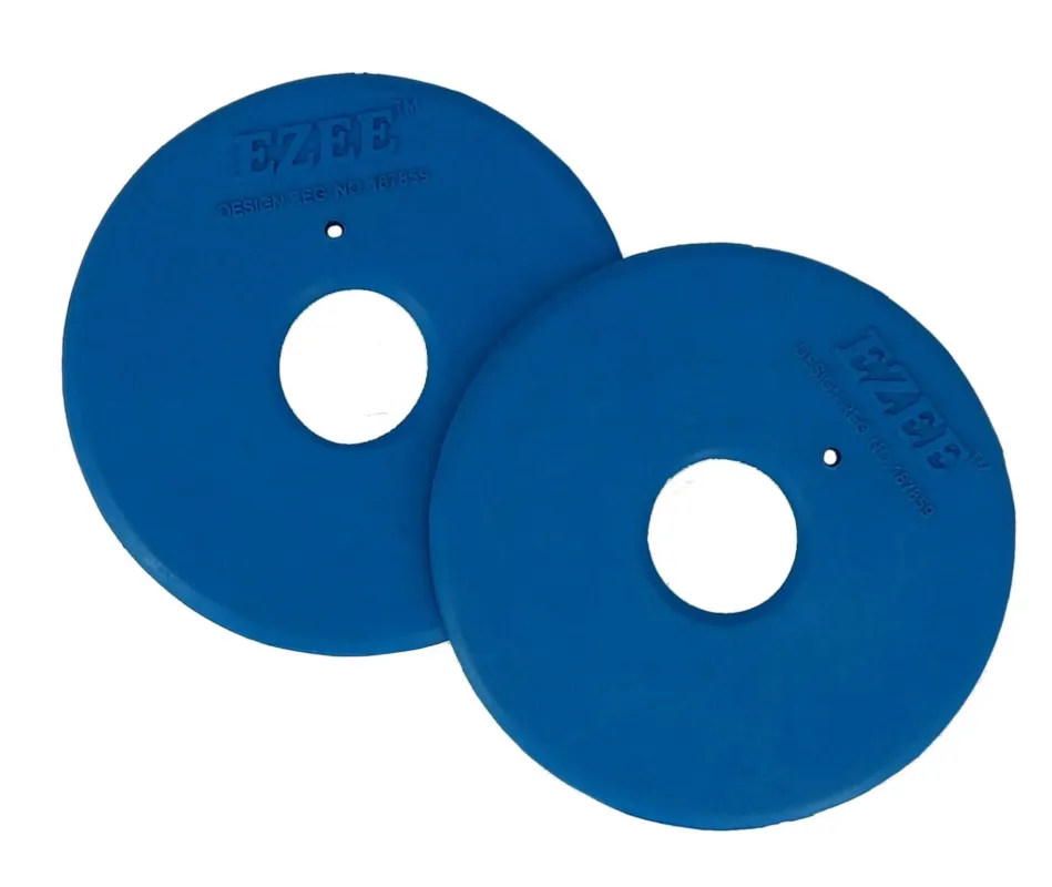 Rondelles de mors Norton semi-ouverte - Poney - Bleu roi Offre Limite