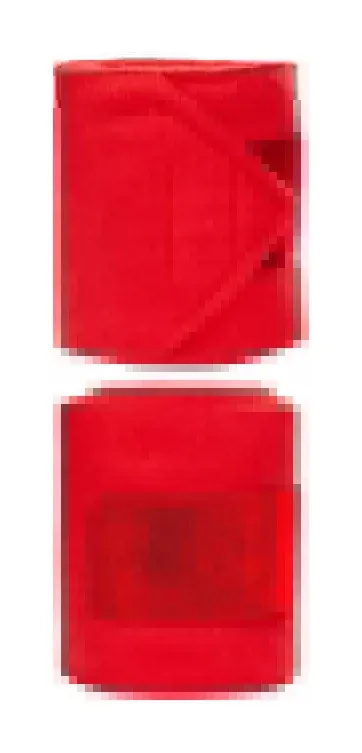 Bandes de polo Innovation HKM - 300 cm - Rouge Vente Directe